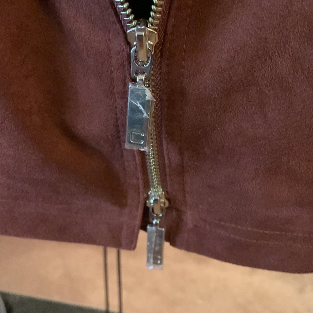 Faux suede jacket - Picture 7 of 8